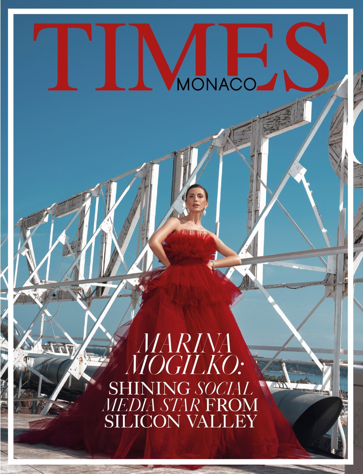 Magazine cover featuring Marina Mogilko