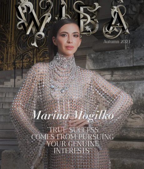 Magazine cover featuring Marina Mogilko